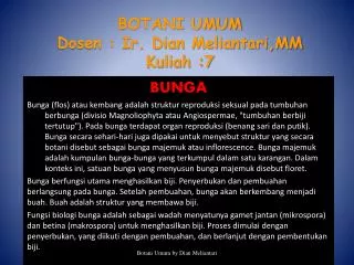 botani umum dosen ir dian meliantari mm kuliah 7