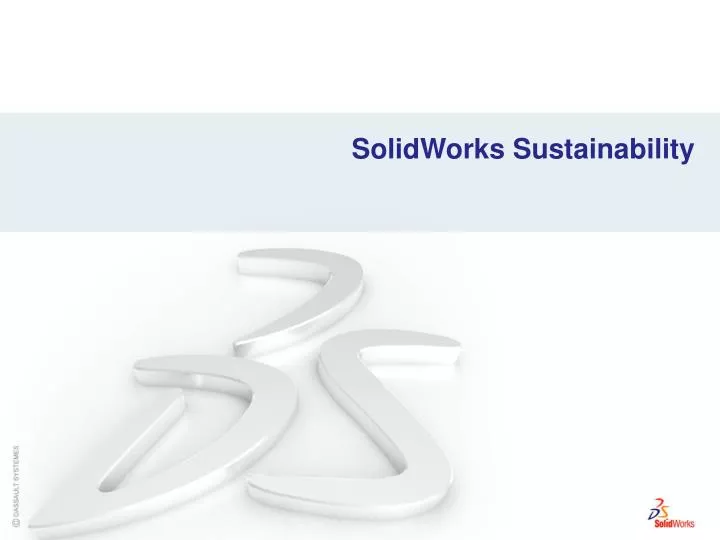 solidworks sustainability