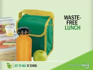 Why pack a waste-free lunch?