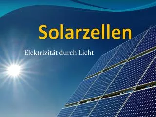 solarzellen