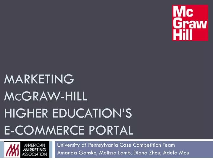 marketing m c graw hill higher education s e commerce portal