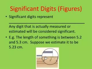 Significant Digits (Figures)