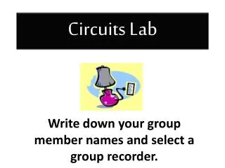 Circuits Lab