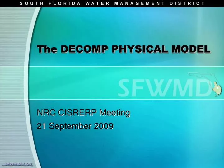 the decomp physical model