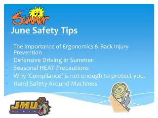 June Safety Tips
