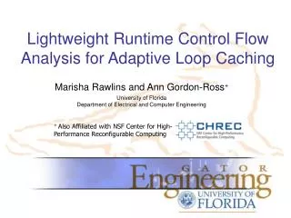 Lightweight Runtime Control Flow Analysis for Adaptive Loop Caching