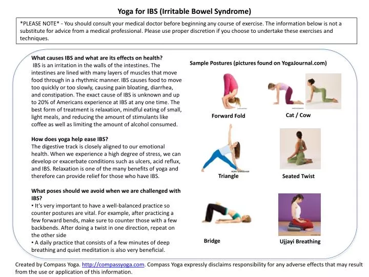 DO YOU HAVE IBS? MAYO CLINIC'S RX: EATING GUIDE + YOGA REMEDIES FOR IBS -  Gaiam