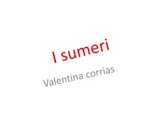 i sumeri