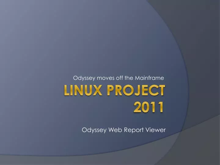odyssey web report viewer