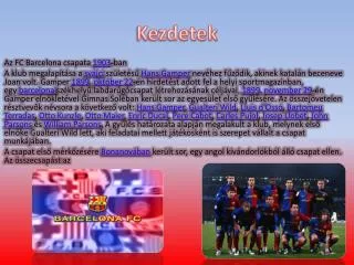 kezdetek