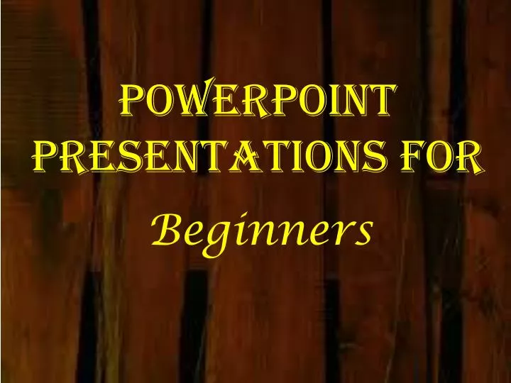 powerpoint presentations for
