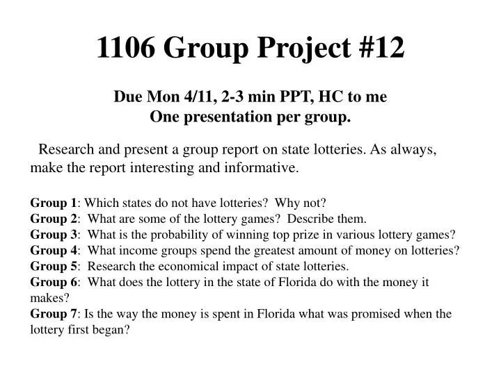 1106 group project 12
