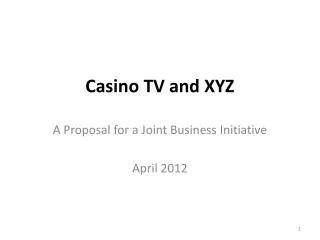 Casino TV and XYZ