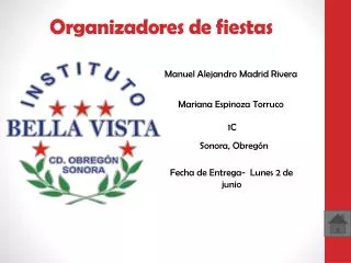 organizadores de fiestas