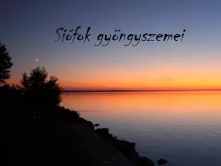 si fok gy ngyszemei