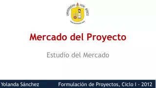 mercado del proyecto