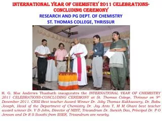 Dr. P Parameswaran from National Institute of Technology(NIT) Calicut,