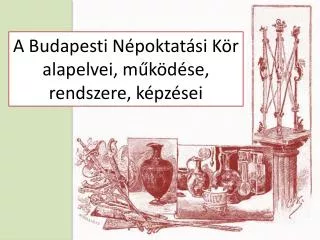a budapesti n poktat si k r alapelvei m k d se rendszere k pz sei