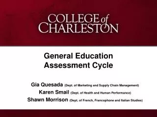 General Education Assessment Cycle