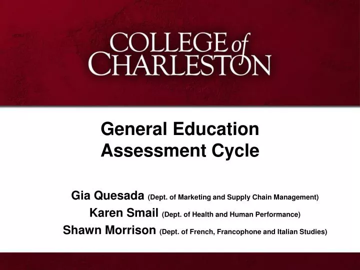 general education assessment cycle