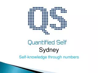 Sydney Self-knowledge through numbers