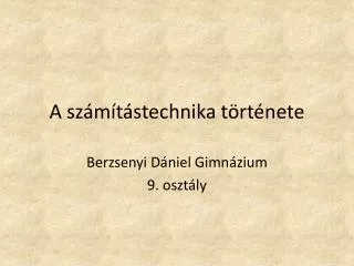 a sz m t stechnika t rt nete