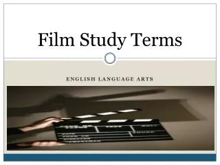 Film Study Terms