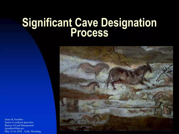 significant cave designation process