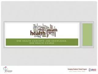One health concepts and knowledge, One Health Course