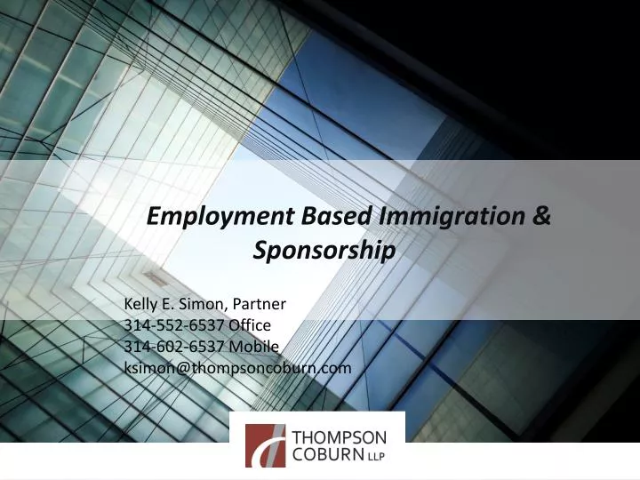 employment based immigration sponsorship