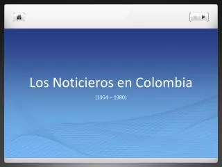 los noticieros en colombia