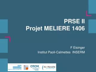 prse ii projet meliere 1406