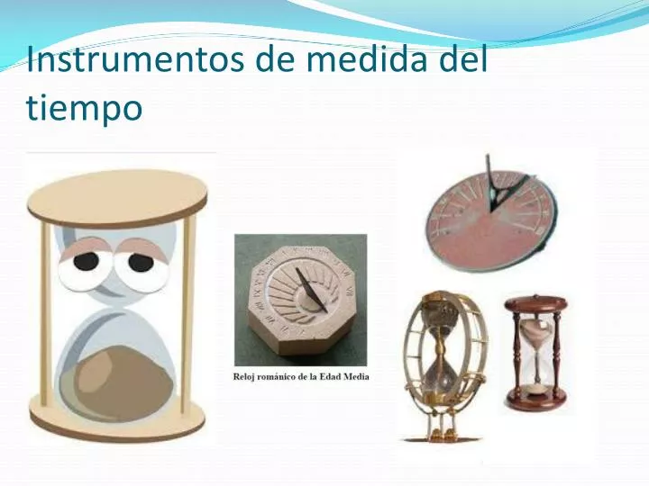 instrumentos de medida del tiempo