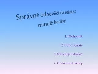 spr vn odpov di na ot zky z minul hodiny