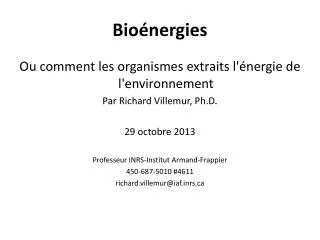 bio nergies