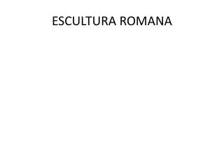 escultura romana