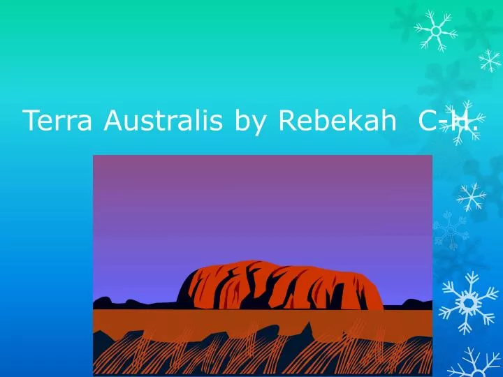 terra australis by rebekah c h