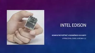 intel edison
