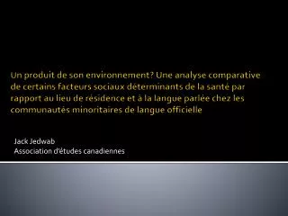 jack jedwab association d tudes canadiennes