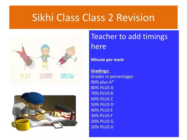 sikhi class class 2 revision