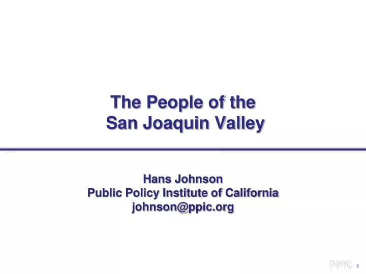 the people of the san joaquin valley