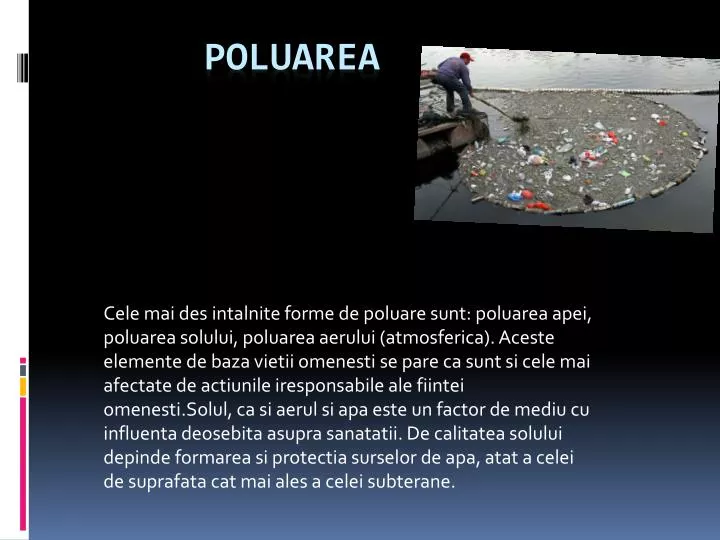 poluarea