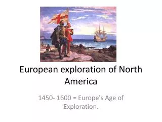 European exploration of North America