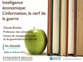 intelligence conomique l information le nerf de la guerre