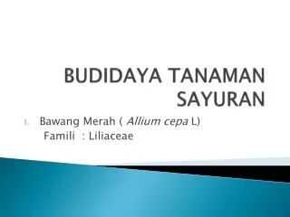 PPT - BUDIDAYA TANAMAN HIAS PowerPoint Presentation, Free Download - ID ...