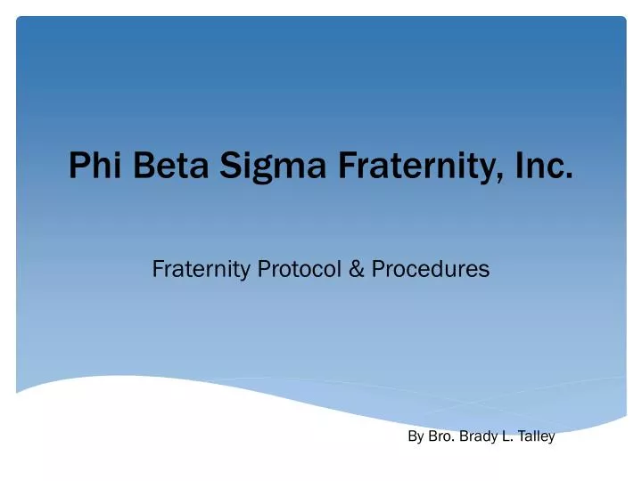 phi beta sigma fraternity inc