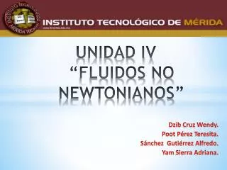 unidad iv fluidos no newtonianos