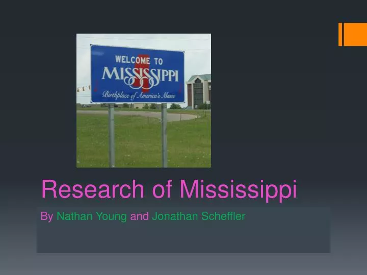 research of mississippi