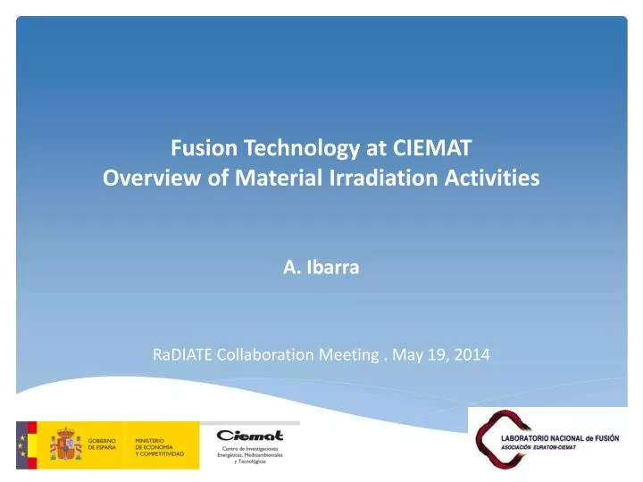 fusion technology at ciemat overview of material irradiation activities