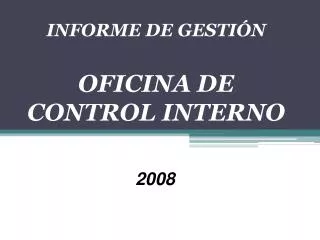 informe de gesti n